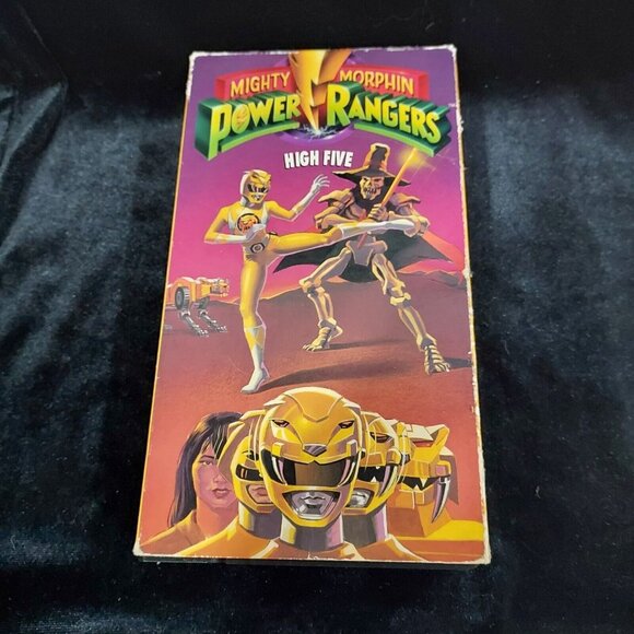 Lot of 2 Power Rangers VHS Tapes Day of the Dumpster & High Five Vintage - Picture 6 of 10
